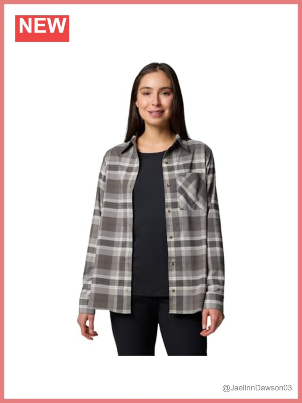 Columbia Port Hope Peak Flannel Long Sleeve Button-Down Shirt